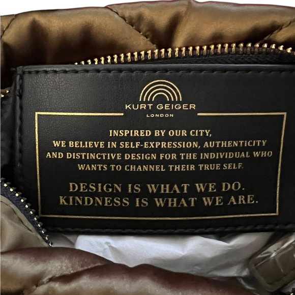 Kurt Geiger London NWT gorgeous XS Recycled Shopper Tote/Shoulder Bag in bronze - Picture 9 of 12